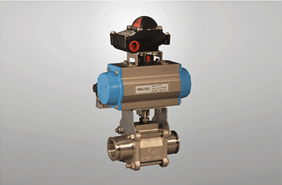 GUQ Pneumatic High Vacuum Ball Valve
